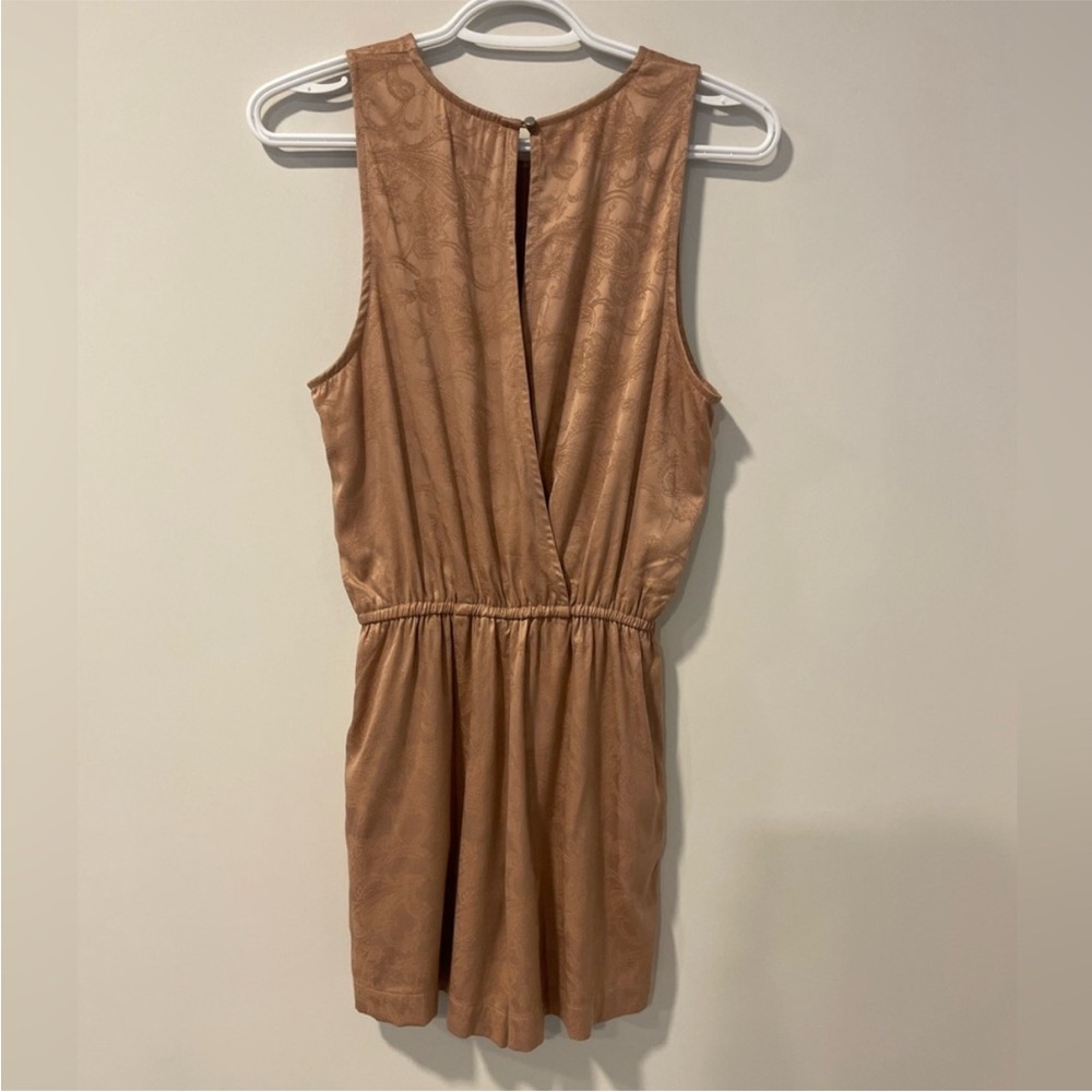 Aritzia Wilfred Rive Rose Gold Romper EUC - Picture 3 of 12